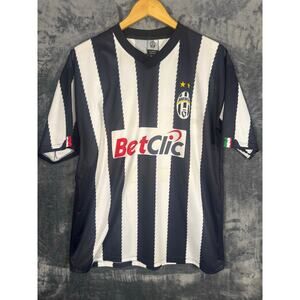 Y2K 2010-11 Juventus Home Kit PePe #23 Jersey Men's EU XL Made in Italy